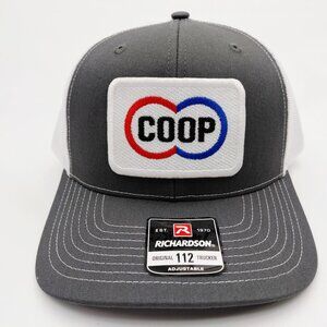 CO-OP Gray And White Richardson 112 Snapback Hat Cap